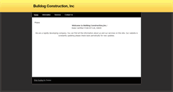 Desktop Screenshot of bulldogconstructionflorida.com